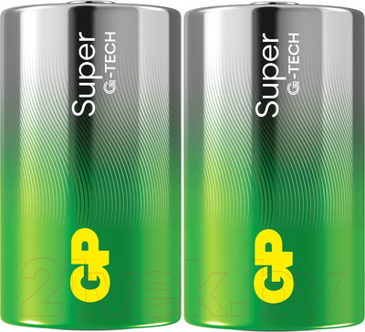 Комплект батареек GP Batteries Super LR20/13AETA21EAN-2S2 (2шт)