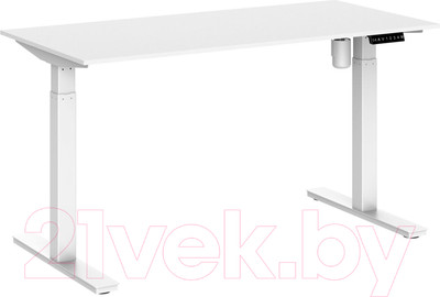 Стол с подъемным механизмом WellDesk WDЕ Evolution 139.5x80x1.8 (белый/белый)