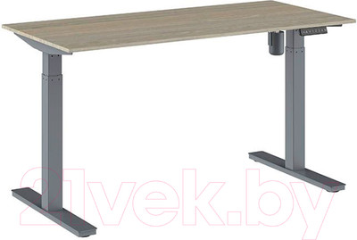 Стол с подъемным механизмом WellDesk WDЕ Evolution 139.5x80x1.8 (серый/ясень шимо)