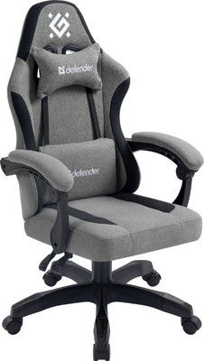 Кресло геймерское Defender Lumen / 64027 (серый/черный)
