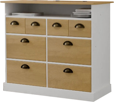 Комод Dipriz Thea Д.20049.2 (белый/бейц отто)