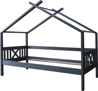 Кровать-тахта детская Dipriz Juletta 90x200 / Д.80039.2 (серый)