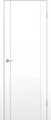 Дверь межкомнатная Contur MX 10 ДГ 60x200 (белый полипропилен)