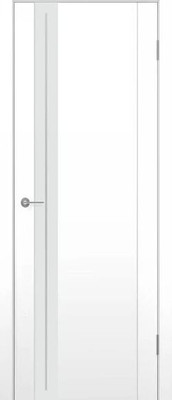 Дверь межкомнатная Contur MX 12 ДО 60x200 (белый лак/белый полипропилен)