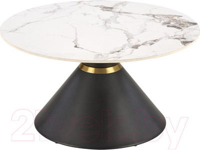 Журнальный столик Halmar Goretti / V-CH-GORETTI-LAW (белый мрамор/черный)