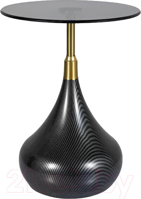 Журнальный столик Signal Taurus (дымчатый/черный)