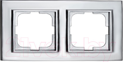 Рамка для выключателей и розеток Ovivo Mina 401-100000-226 (серебристый)