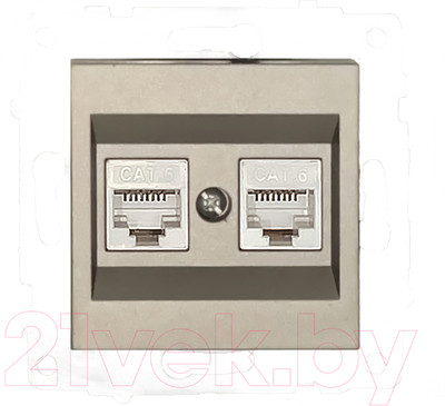 Розетка Ovivo 600-000313-230 (антрацит)