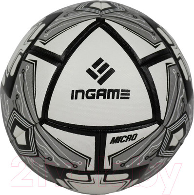 Футбольный мяч Ingame Micro Hybrid Technology IFB-223 (белый/черный)