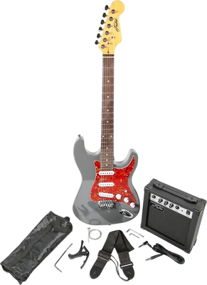 Электрогитара Fabio ST100 MGrey (с комплектом аксессуаров)