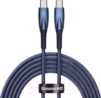 Кабель Baseus Glimmer CADH000703 (1м, синий)