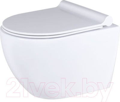 Унитаз подвесной Uptrend Caneo Rimless TR2196DF (с сиденьем)