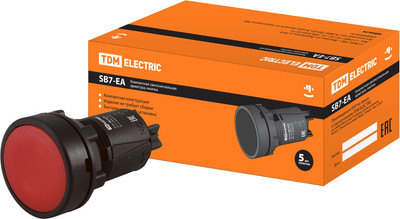 Кнопка для пульта TDM SQ0746-0022 (красный)