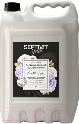 Гель для стирки Septivit Special Santal Sage (5л)