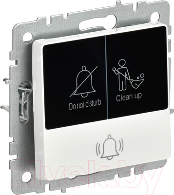 Кнопка звонка IEK Brite BR-V14-2-10-K01 (белый)