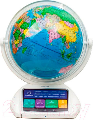 Глобус интерактивный Praktica С умной ручкой и звездным небом / STG3689R
