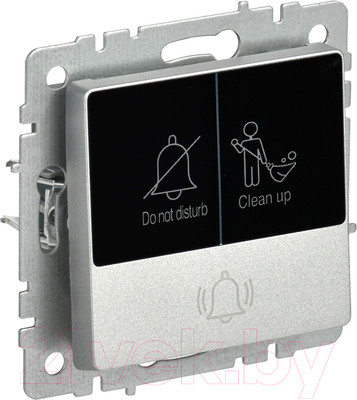 Кнопка звонка IEK Brite BR-V14-2-10-K47 (алюминий)