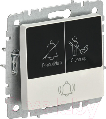 Кнопка звонка IEK Brite BR-V14-2-10-K36 (жемчуг)