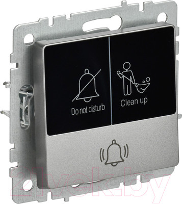 Кнопка звонка IEK Brite BR-V14-2-10-K46 (сталь)