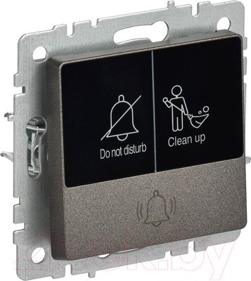 Кнопка звонка IEK Brite BR-V14-2-10-K45 (темная бронза)