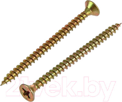 Саморез Аманд Универсальный 4x40 (50шт, желтый цинк)