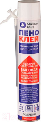 Клей MasterTeks ProfiMaster полиуретановый бытовой многоцелевой (750мл)