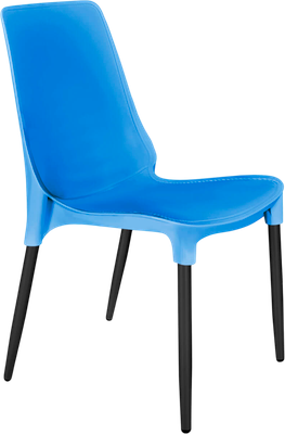 Стул Sheffilton SHT-ST75/S424-С (небесно-синий Ral 5015/черный муар)