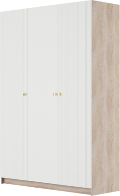 Шкаф Bravo Мебель Ланзетти Жемчуг ШР-3 (дуб торонто/жемчуг)