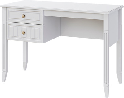 Туалетный столик Bravo Мебель Мэгги (белый снег/лак белый)