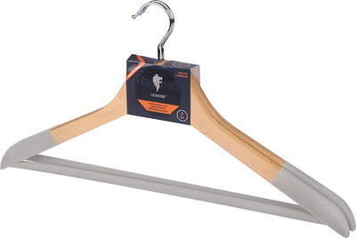 Набор деревянных вешалок-плечиков Leonord 107888 (2шт, древесный)