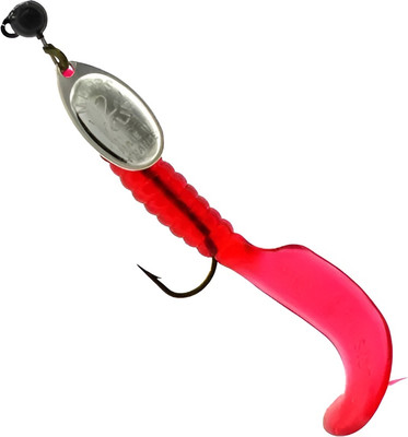 Блесна Mepps Spinflex Noir Ag/Rouge (10г)