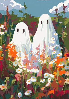 Картина по номерам Red Panda Призраки в поле p55677