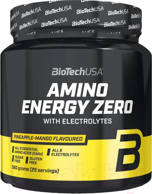 Комплексные аминокислоты BioTechUSA Amino Energy Zero With Electrolytes (360г, ананас-манго)