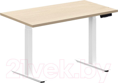 Стол с подъемным механизмом Fit Focus FTF-E Х-2 130x67.5x1.8 (белый/сосна аланд полярная)