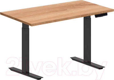 Стол с подъемным механизмом Fit Focus FTF-E Х-2 130x67.5x1.8 (черный/бардолино)