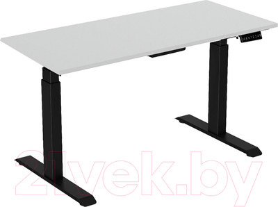Стол с подъемным механизмом WellDesk WDЕ Uplift 139.5x80x2.8 (черный/белый)