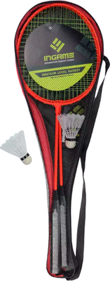 Набор для бадминтона Ingame Basic (красный/черный)