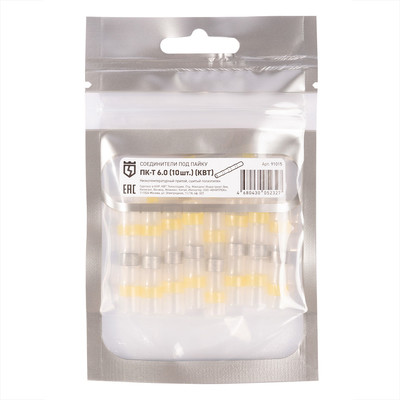 Соединитель термоусаживаемый КВТ ПК-Т 6.0 / 91015 (10шт)