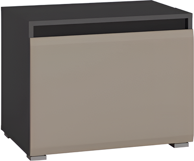 Тумба в прихожую Mobi Сидней 16.129 (антрацит 0164/веллюто капучино AG 707 ПВХ)