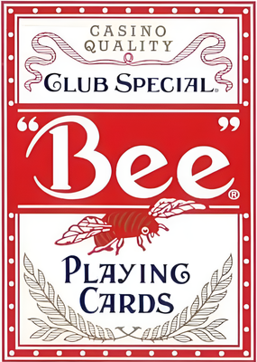 Игральные карты Bee Standard Index Red / 1004508-r