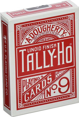 Игральные карты Tally-Ho Standard Index Fan Red / 1006704-r