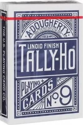 Игральные карты Tally-Ho Standard Index Fan Blue / 1006704-b