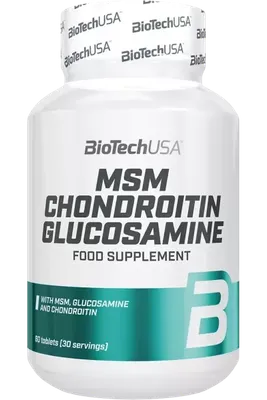 Комплексная пищевая добавка BioTechUSA MSM Chondroitin Glucosamine (60 капсул)