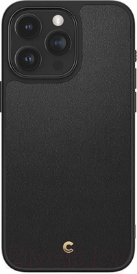 Чехол-накладка Spigen Cyrill Kajuk Mag для iPhone 15 Pro Max / ACS06632 (черный)