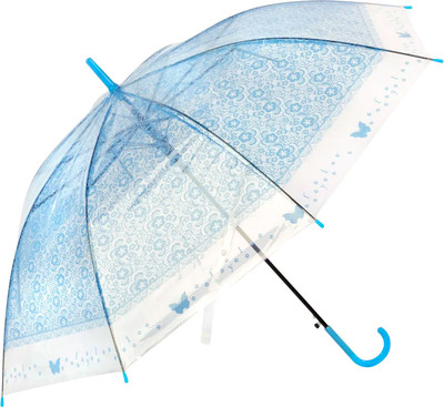 Зонт-трость Рыжий кот Basic / 107777 (голубой)