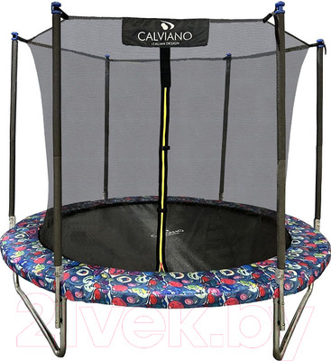 Батут Calviano 252см Inside Smile (с внутренней сеткой)