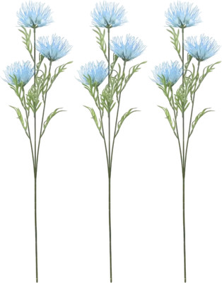 Искусственные цветы Merry Bear Home Decor Игольчатая Хризантема / EGB3121027 (голубой)