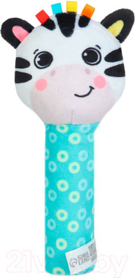 Погремушка Крошка Я Зебра - пищалка / 10423576