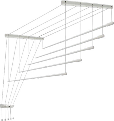 Сушилка для белья Comfort Alumin Group Потолочная 5 прутьев White Style Telescop 100-180см (алюминий)