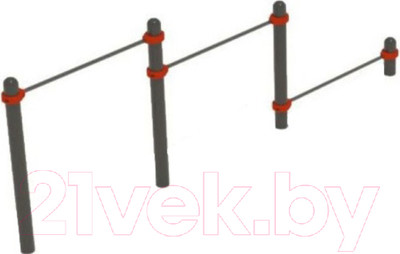 Турник уличный Dinamika ZSO-001966